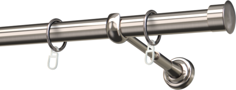 Karnisze metalowe Ø25