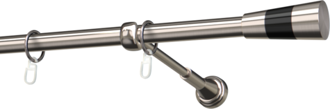 Karnisze metalowe Ø25