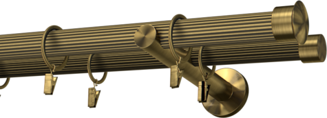 Karnisze metalowe Ø25