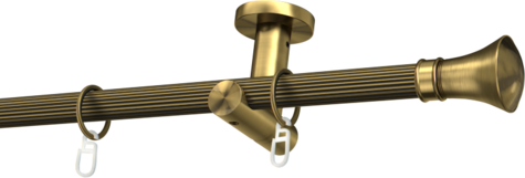 Karnisze metalowe Ø25