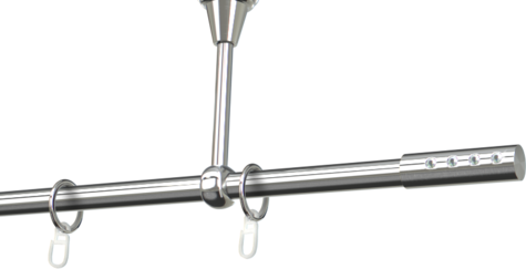 Karnisze metalowe Ø25