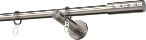 Karnisze metalowe Ø25