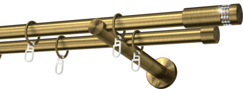 Karnisze metalowe Ø25