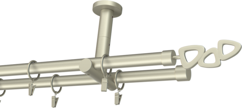 Karnisze metalowe Ø25