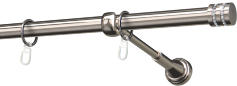 Karnisze metalowe Ø25