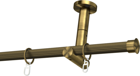 Karnisze metalowe Ø25