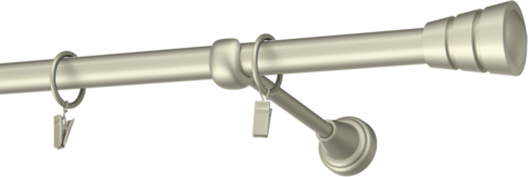 Karnisze metalowe Ø25