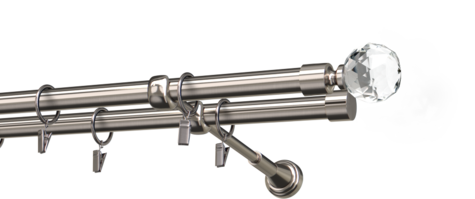 Karnisze metalowe Ø25