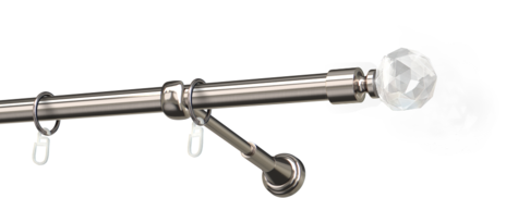Karnisze metalowe Ø25