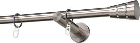 Karnisze metalowe Ø25