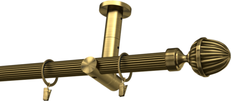 Karnisze metalowe Ø25