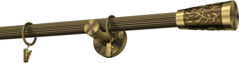 Karnisze metalowe Ø25