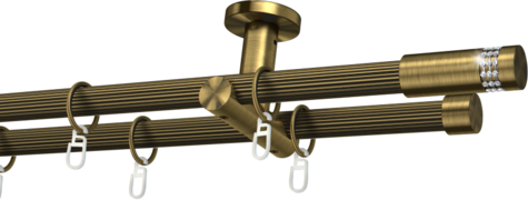 Karnisze metalowe Ø25