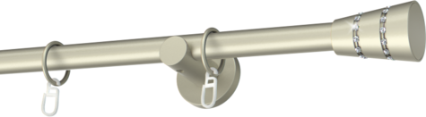 Karnisze metalowe Ø25