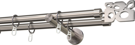 Karnisze metalowe Ø25