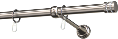 Karnisze metalowe Ø25