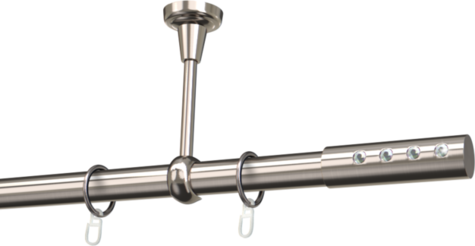 Karnisze metalowe Ø25