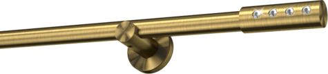 Karnisze metalowe Ø25