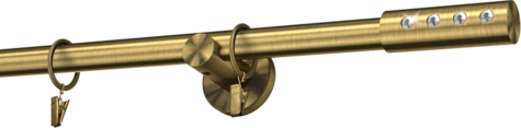 Karnisze metalowe Ø25