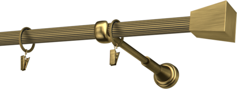 Karnisze metalowe Ø25
