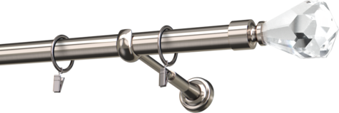 Karnisze metalowe Ø25