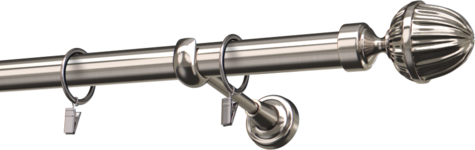 Karnisze metalowe Ø25
