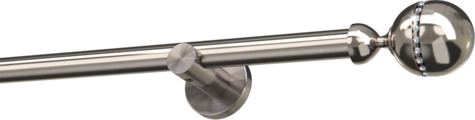 Karnisze metalowe Ø25