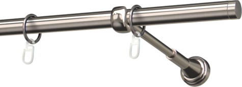 Karnisze metalowe Ø25