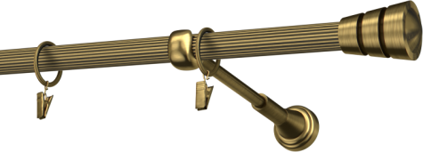 Karnisze metalowe Ø25