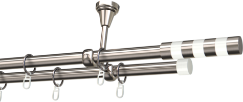 Karnisze metalowe Ø25