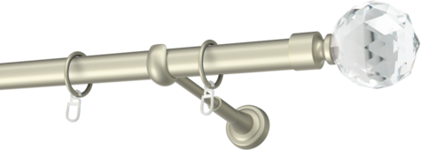 Karnisze metalowe Ø25