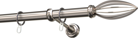 Karnisze metalowe Ø25