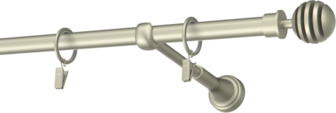 Karnisze metalowe Ø25