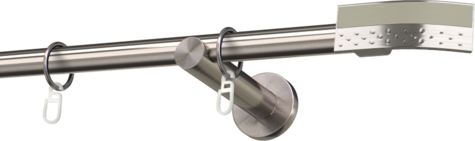 Karnisze metalowe Ø25