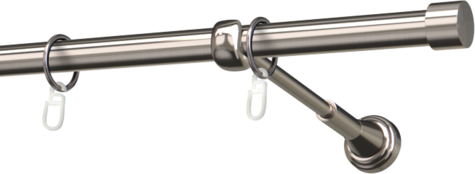 Karnisze metalowe Ø25