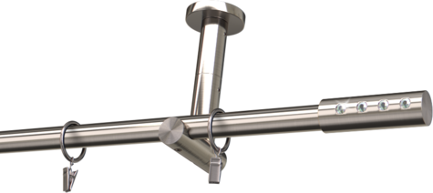 Karnisze metalowe Ø25