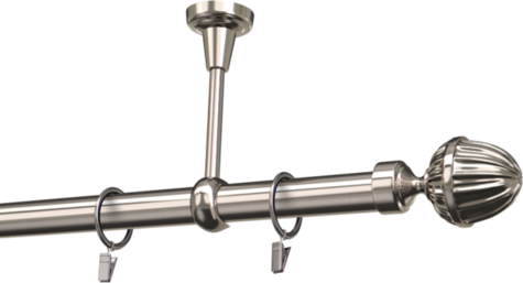 Karnisze metalowe Ø25