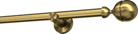 Karnisze metalowe Ø25