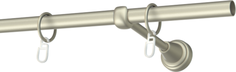 Karnisze metalowe Ø25