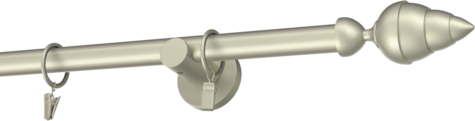 Karnisze metalowe Ø25