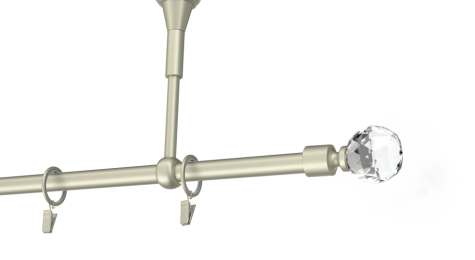 Karnisze metalowe Ø25