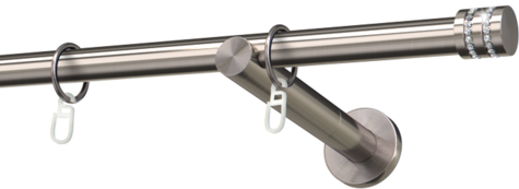 Karnisze metalowe Ø25