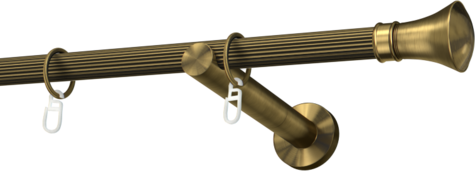 Karnisze metalowe Ø25