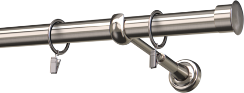 Karnisze metalowe Ø25