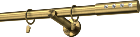 Karnisze metalowe Ø25