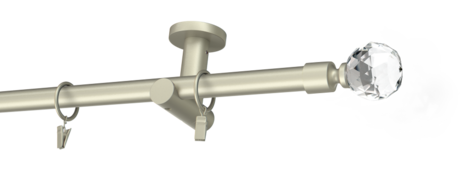 Karnisze metalowe Ø25