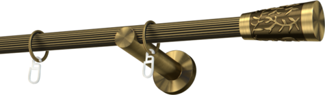 Karnisze metalowe Ø25