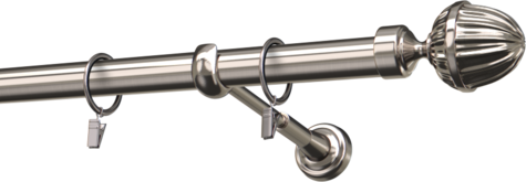 Karnisze metalowe Ø25