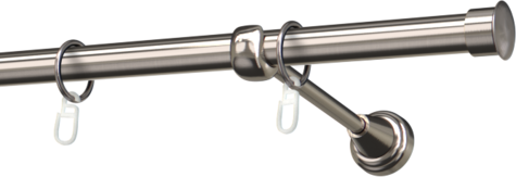 Karnisze metalowe Ø25