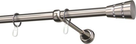 Karnisze metalowe Ø25